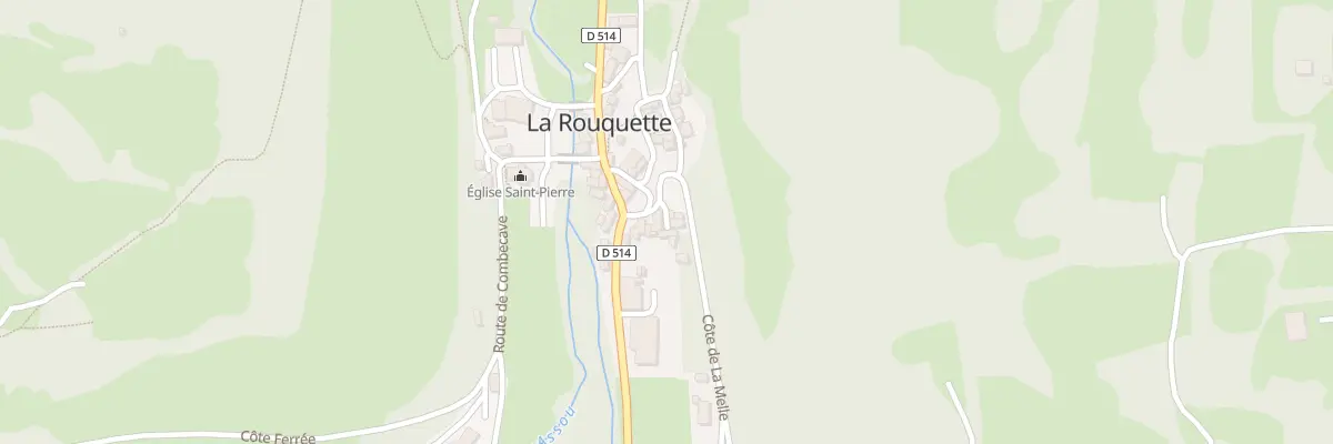 Plan du 5020 La Rouquette à La Rouquette