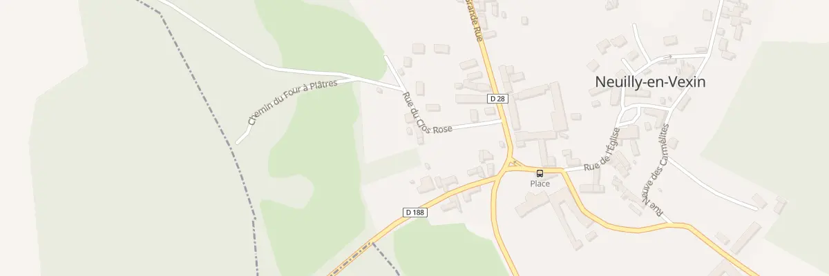 Plan du 1 Rue du Clos Rose à Neuilly-en-Vexin