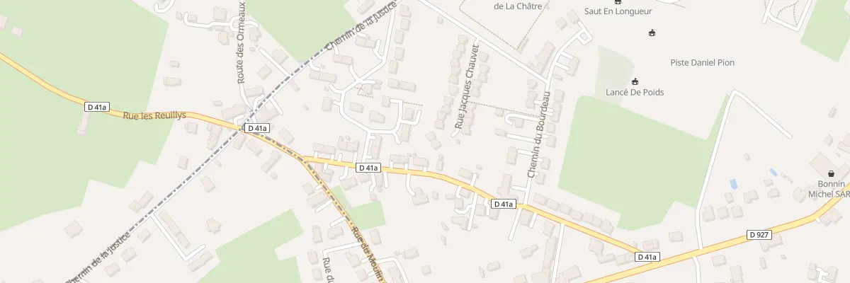 Plan du 24 Rue Jacques Chauvet à La Châtre