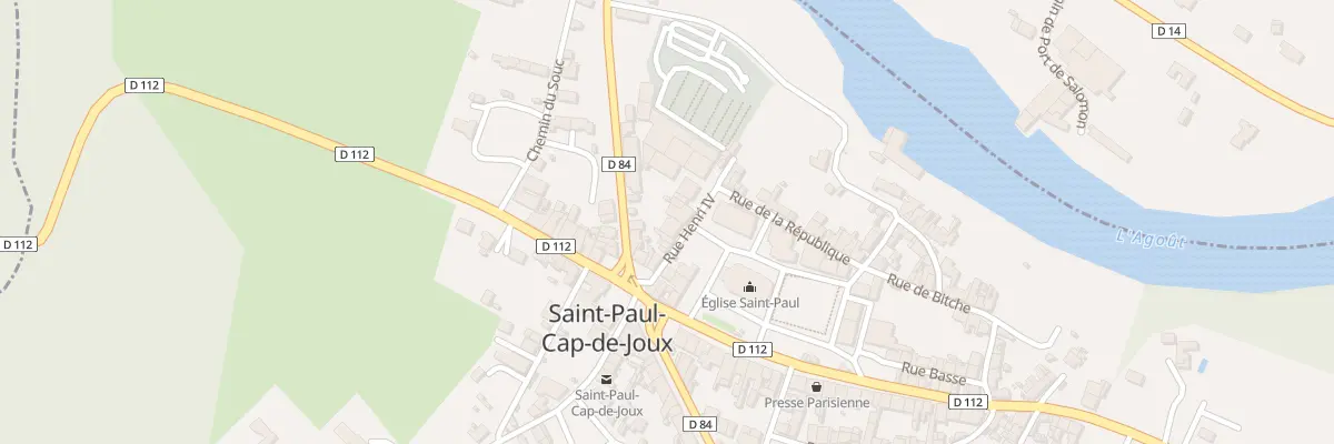 Plan du 5 Rue Henri IV à Saint-Paul-Cap-de-Joux