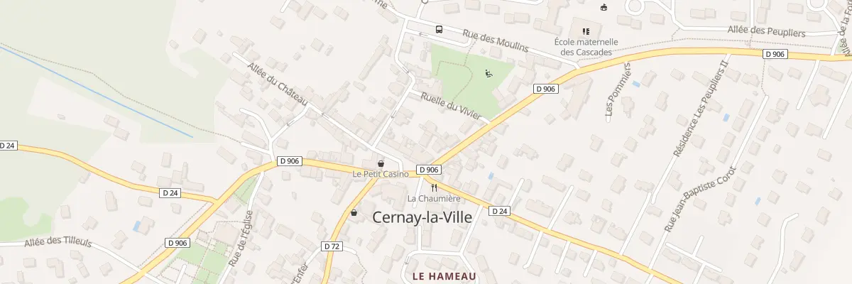 Plan du 1 Rue de Chevreuse à Cernay-la-Ville