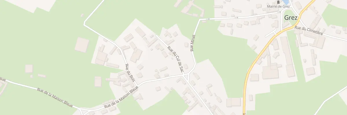 Plan du 1 Rue du Cul de Sac à Grez