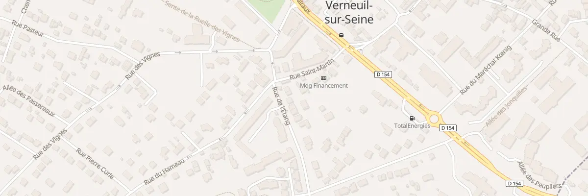 Plan du 1 Rue de l’Etang à Verneuil-sur-Seine