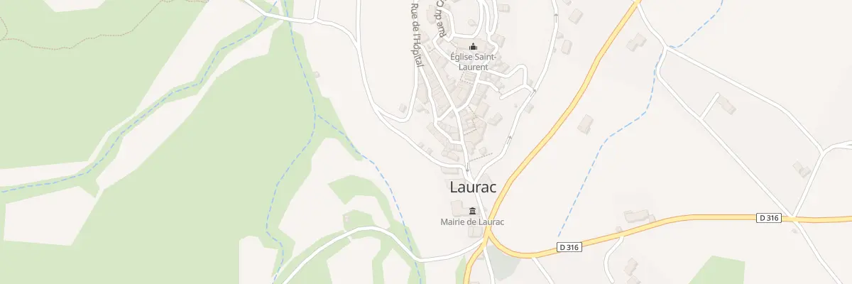 Plan du 47 Rue de l’Hôpital à Laurac