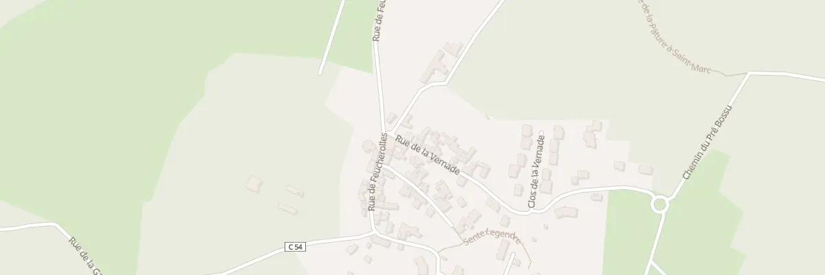 Plan du 33 Rue de la Vernade à Orgeval
