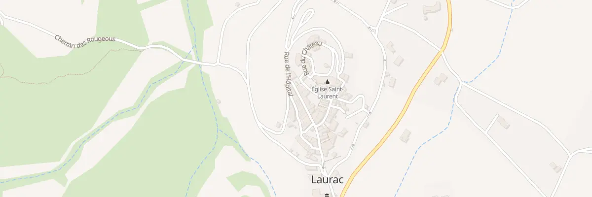 Plan de Gr Grand Rue à Laurac