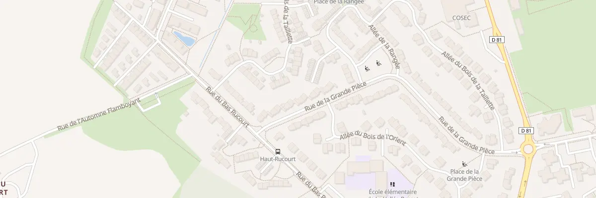 Plan du 44 Rue de la Gde Piece à Menucourt