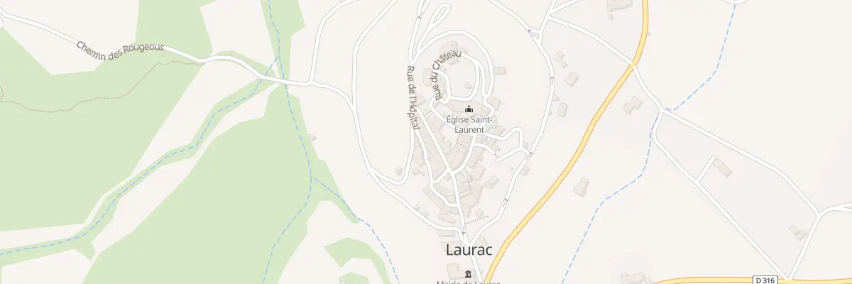 Plan du 117 Rue de l’Hôpital à Laurac