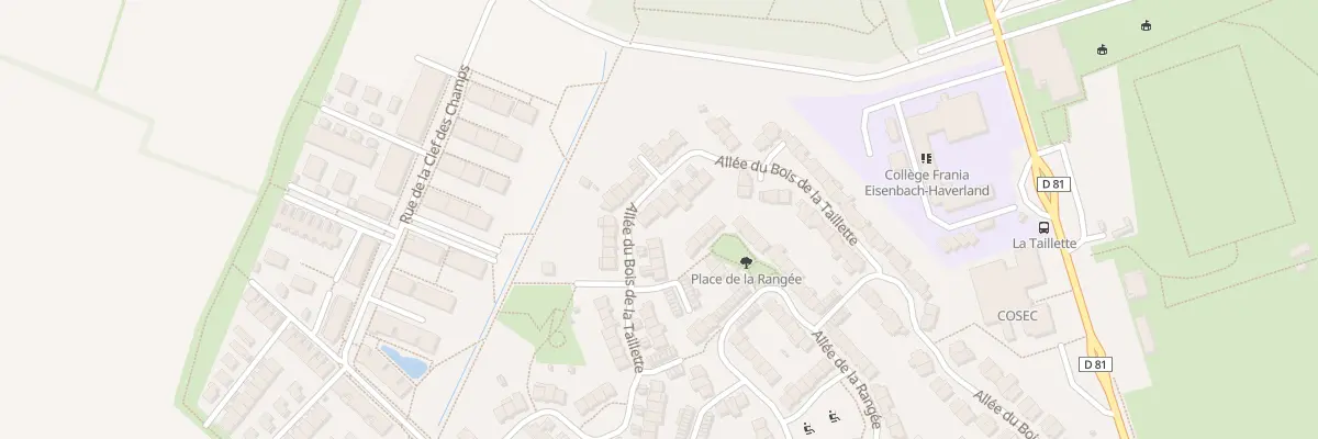 Plan du 77 All du Bois de la Taillette à Menucourt