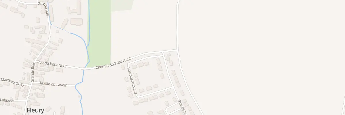 Plan du 215 Rue de la Garenne à Fleury