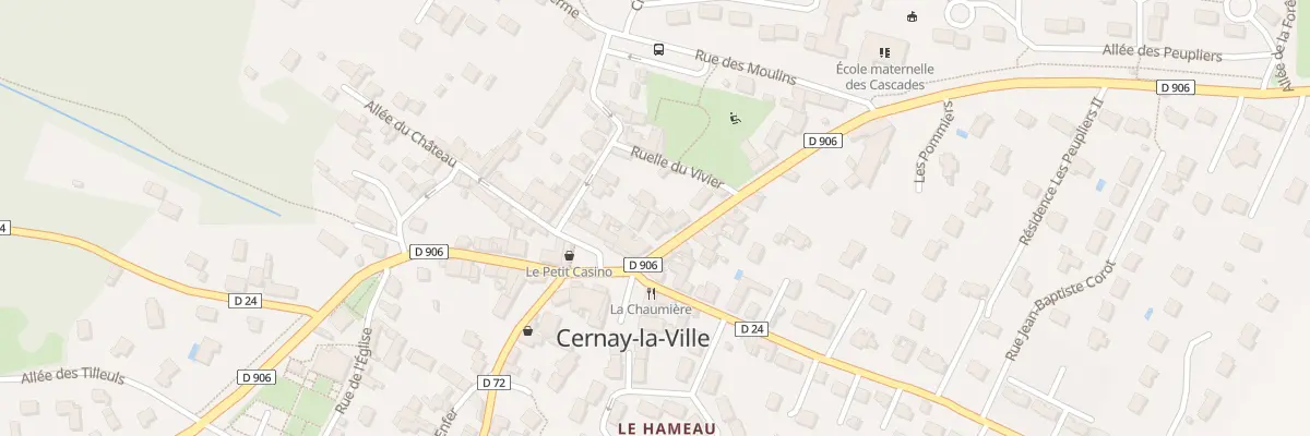 Plan du 5 Rue de Chevreuse à Cernay-la-Ville