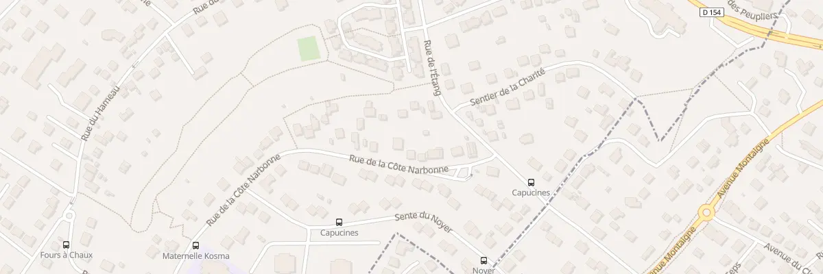 Plan du 9055 Rue de la Cote Narbonne à Verneuil-sur-Seine