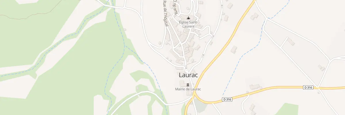 Plan du 46 Le Village à Laurac