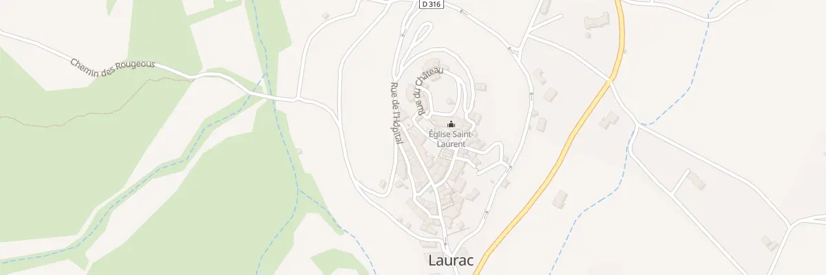 Plan du 37 Le Village à Laurac