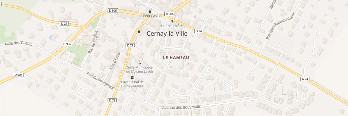 Plan du 15 Les Hameaux de Cernay à Cernay-la-Ville
