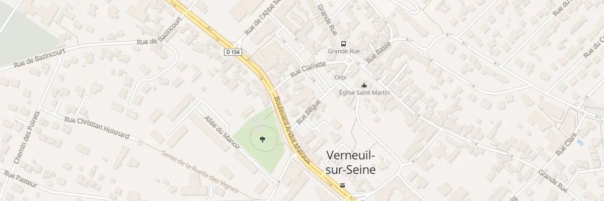 Plan du 24 Bd André Malraux à Verneuil-sur-Seine