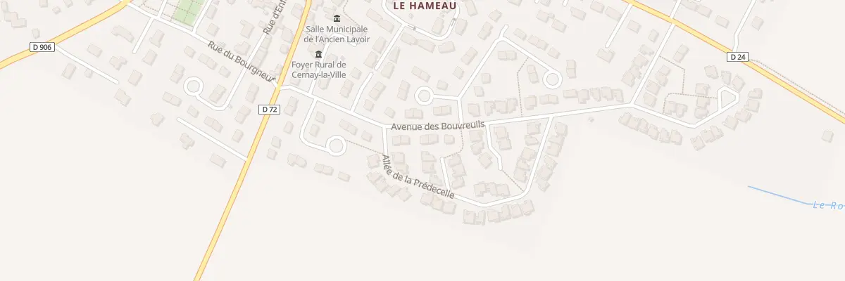 Plan du 12 Av des Bouvreuils à Cernay-la-Ville