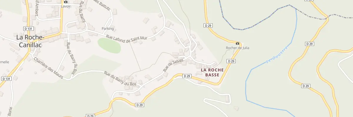 Plan du 5131A Les Courrijoux à La Roche-Canillac