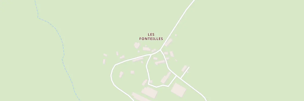 Plan du 5 Les Fonteilles à Nouziers