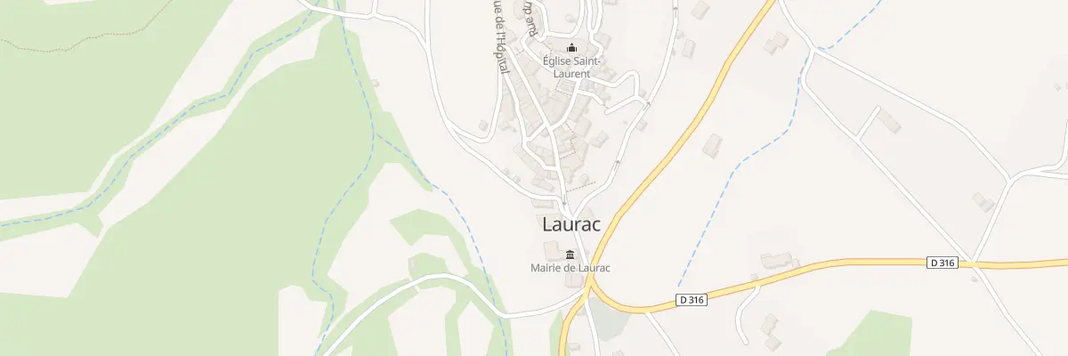 Plan du 96 Le Village à Laurac
