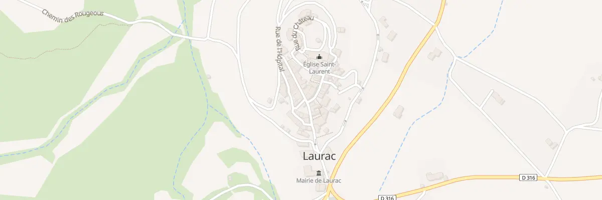 Plan du 111 Gr Grand Rue à Laurac