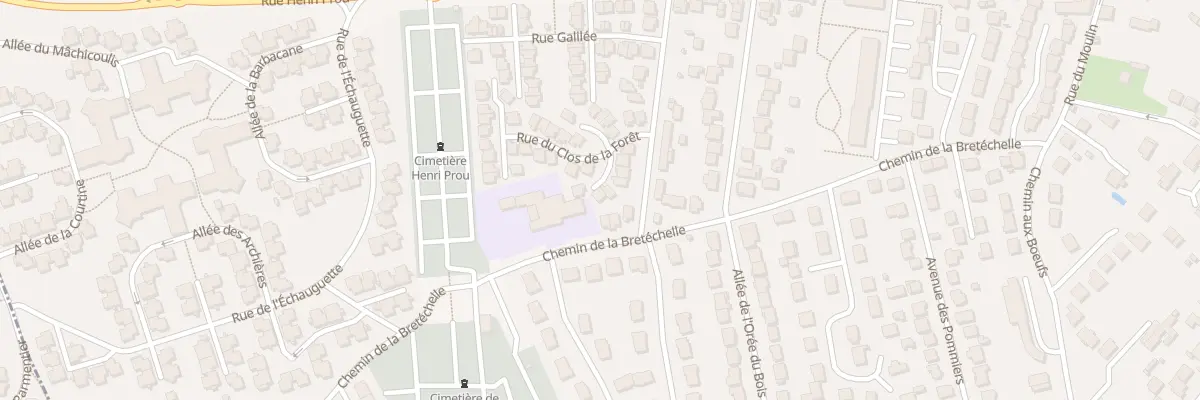Plan du 6 Rue du Clos de la Forêt aux Clayes-sous-Bois