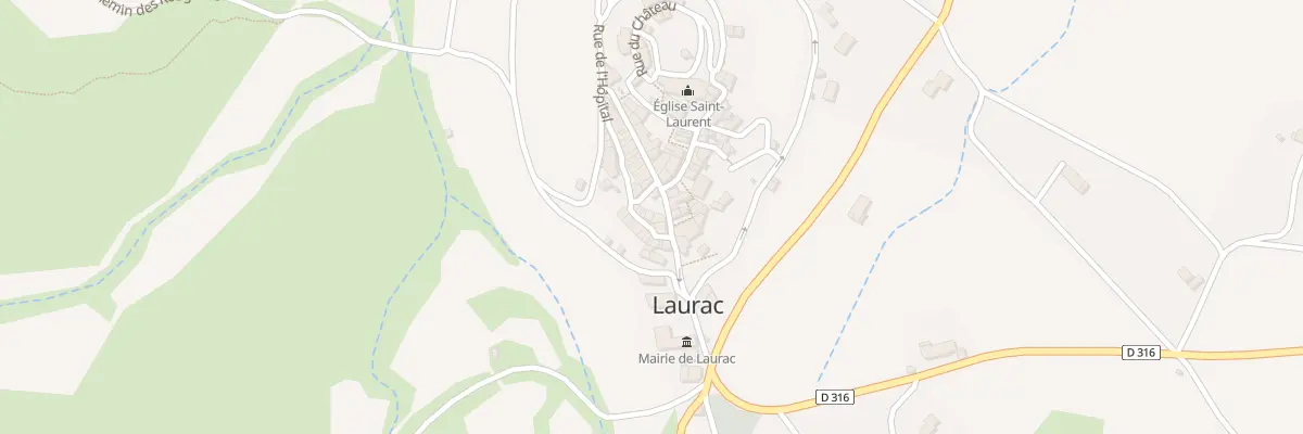 Plan du 45A Le Village à Laurac