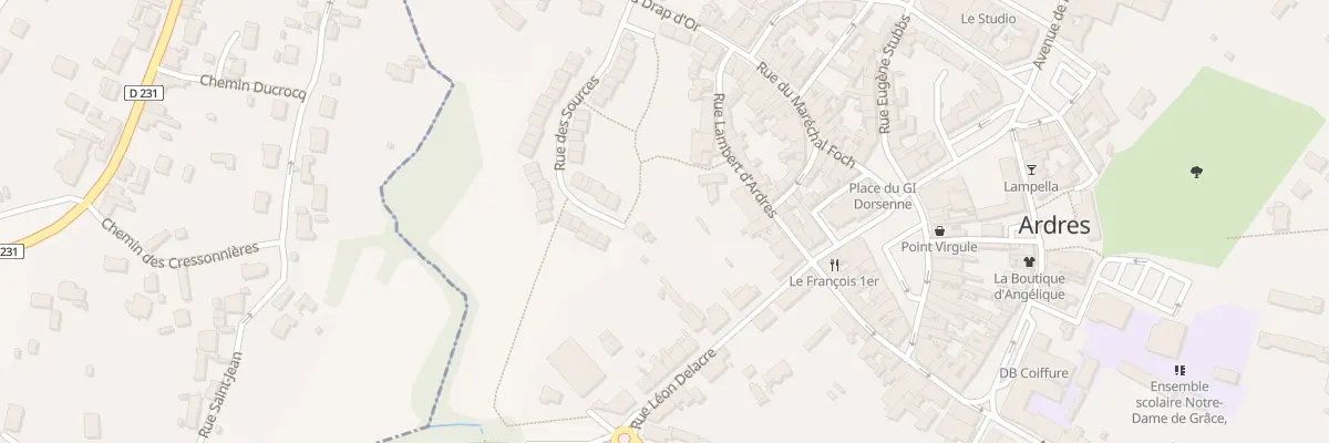 Plan du 94 Rue Lambert à Ardres
