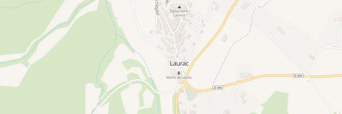 Plan du 4 Le Village à Laurac