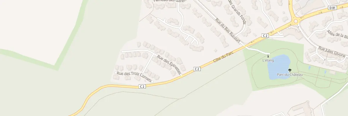 Plan du 10 Rue des Epinettes à Menucourt