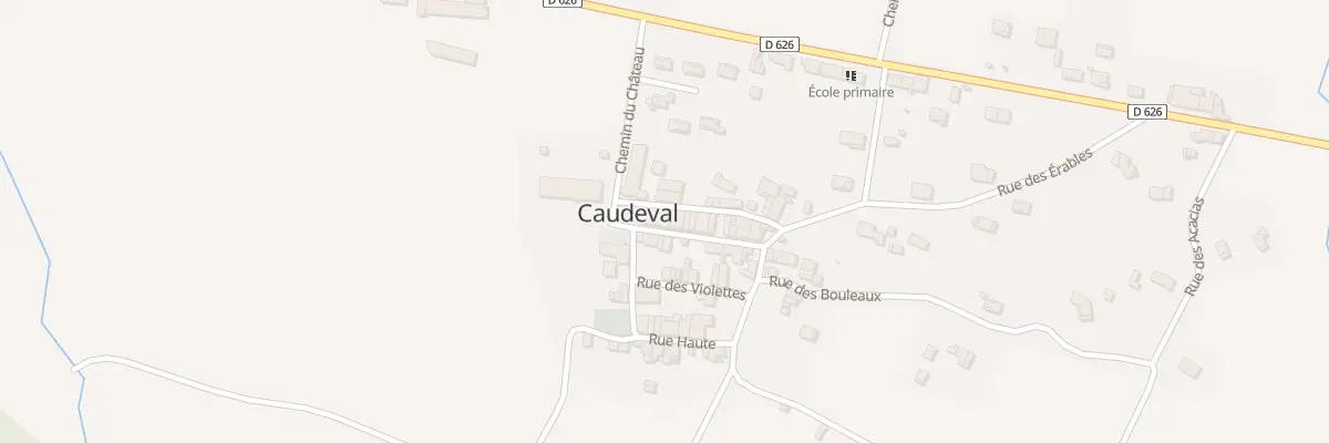 Plan du 20 Rue de la Mairie à Val de Lambronne