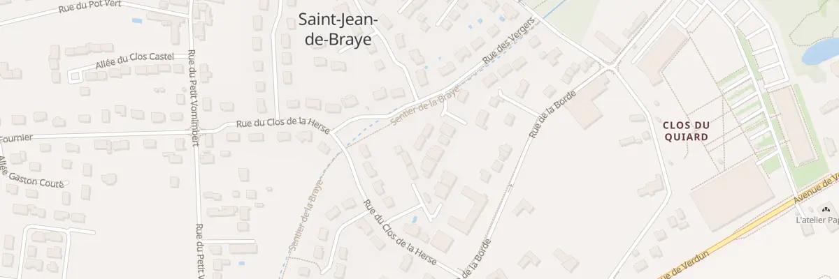Plan du 10 Rue des Vergers à Saint-Jean-de-Braye