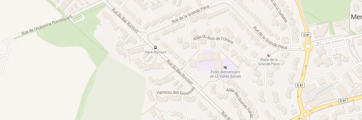 Plan du 4 Rue du Bas-rucourt à Menucourt