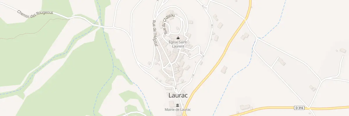 Plan du 31 Le Village à Laurac