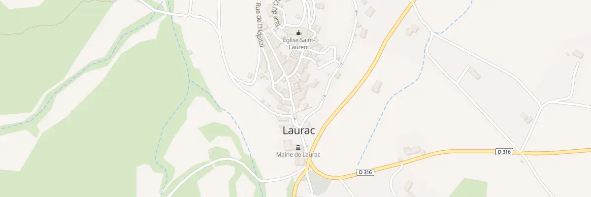 Plan du 7 Rue du Pont à Laurac