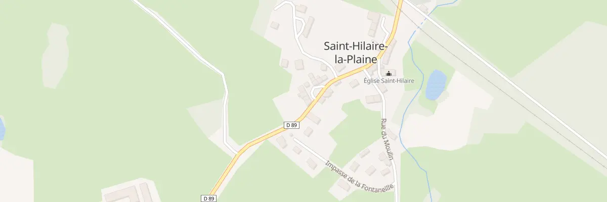 Plan du 5024 Le Bourg à Saint-Hilaire-la-Plaine