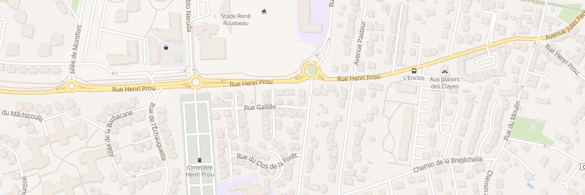 Plan du 127 Rue Henri Prou aux Clayes-sous-Bois
