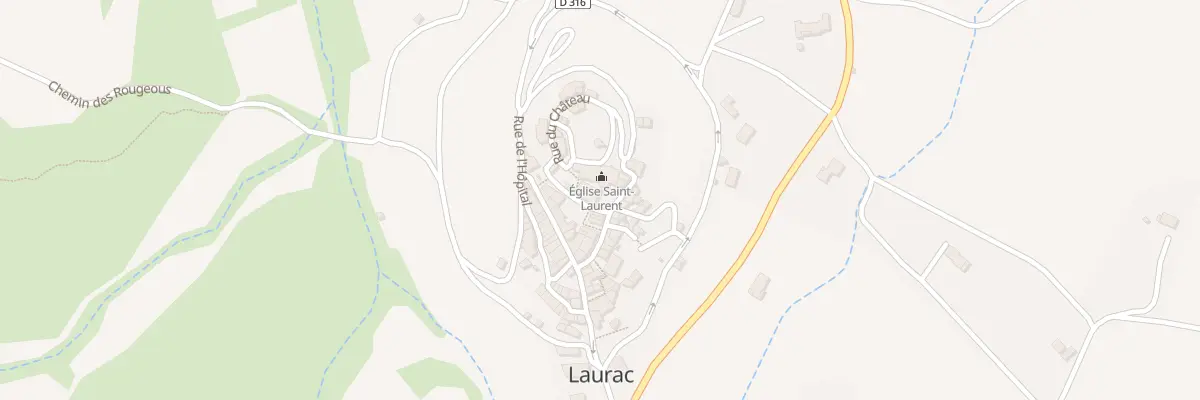 Plan du 20 Le Village à Laurac