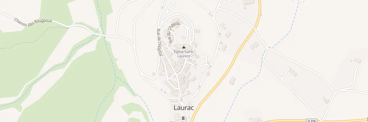 Plan du 85 Le Village à Laurac