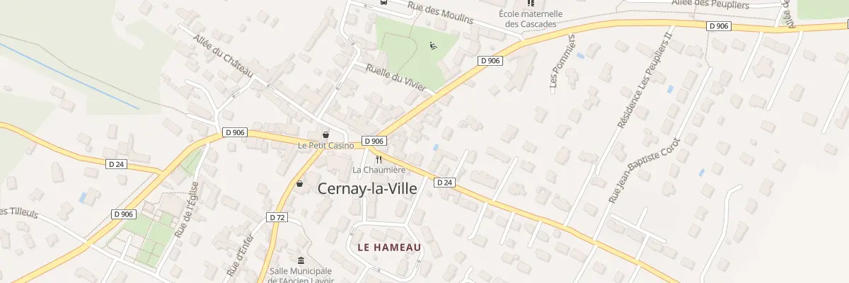 Plan du 8 Rue de Chevreuse à Cernay-la-Ville