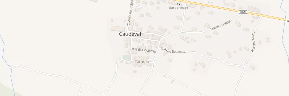 Plan du 8 Rue des Violettes à Val de Lambronne