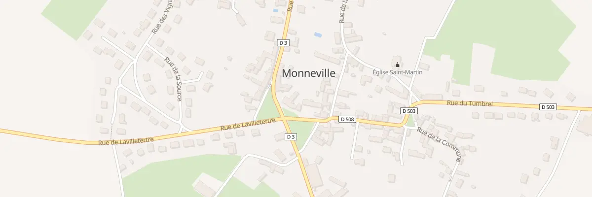 Plan du 7 Pl du Friège à Monneville