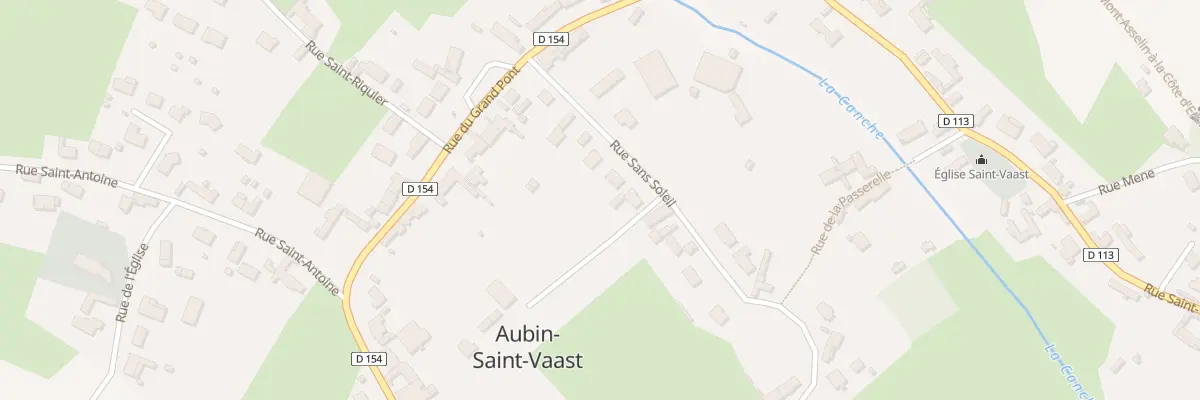 Plan du 505 Rue Sans Soleil à Aubin-Saint-Vaast