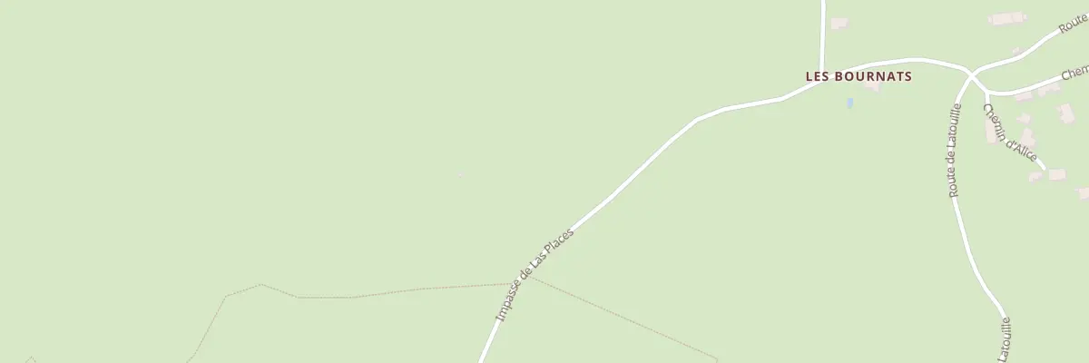 Plan du 5923F Las Places à Latouille-Lentillac