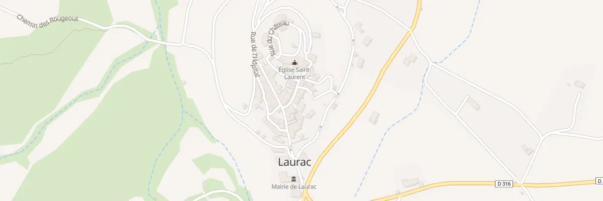 Plan du 11 Le Village à Laurac