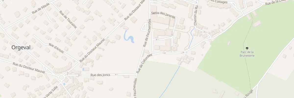 Plan du 177 Rue de Feucherolles à Orgeval