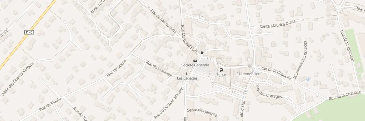 Plan du 1 Rue de Feucherolles à Orgeval
