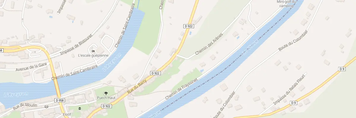 Plan du 60 Rue du Barry à Laguépie