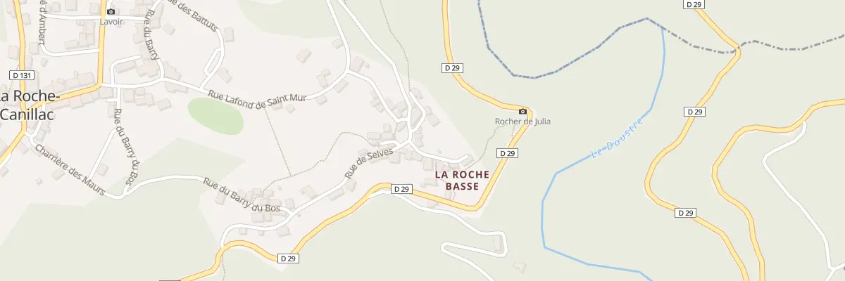 Plan du 7 Pl Lafond de Saint Mur à La Roche-Canillac