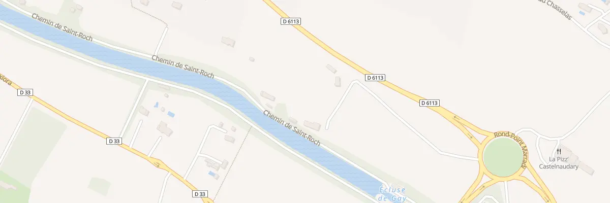 Plan du 1550 Che Saint Roch à Castelnaudary
